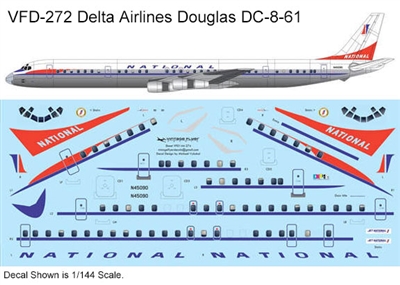 1:144 National Airlines (delivery cs) Douglas DC-8-61