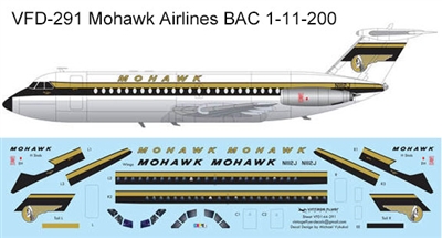 1:144 Mohawk Airlines (delivery cs) BAC 1-11-200
