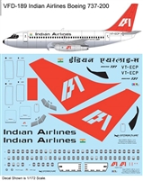 1:200 Indian Airlines Boeing 737-200