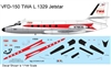 1:72 Trans World Airlines Lockheed 1329 Jetstar