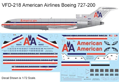1:72 American Airlines Boeing 727-200