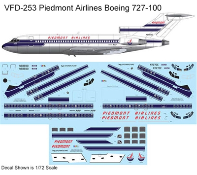 1:72 Piedmont Airlines Boeing 727-100