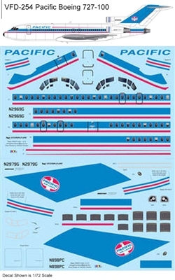 1:72 Pacific Airlines Boeing 727-100