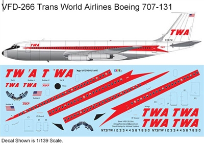 1:72 Trans World Airlines Boeing 707-131