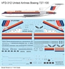 1:72 United Airlines Boeing 727-100