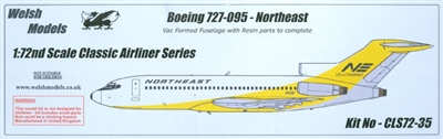 1:72 Boeing 727-100, Northeast Airlines