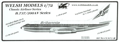 1:72 Boeing 737-200, Britannia Airways