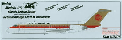 1:72 Douglas DC-9-14, Continental Airlines