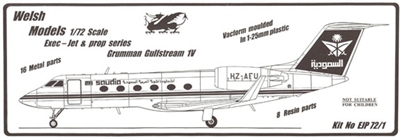 1:72 G.1159 Gulfstream 4, Saudia