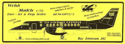 1:72 BAe 4100 Jetstream 41, USAirways Express