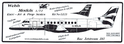 1:72 Bae 4100 Jetstream 41, British Airways