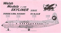 1:144 Vickers Viscount 806, Cambrian