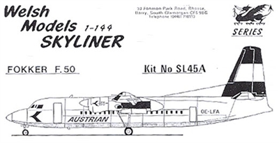 1:144 Fokker 50, Austrian Airlines