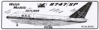 1:144 Boeing 747SP-44, South African