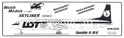 1:144 Ilyushin 18, LOT Polish