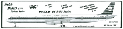 1:144 Douglas DC-8-63, KLM Royal Dutch Airlines