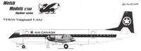 1:144 Vickers 952 Vanguard, Air Canada