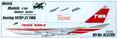 1:144 Boeing 747SP, Trans World Airlines