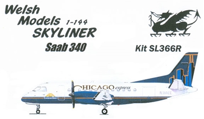 1:144 Saab 340, Chicago Express