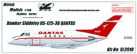 1:144 HS.125 -3B, QANTAS