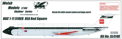 1:144 BAC 1-11-500, British European Airlines