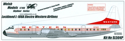 1:144 L.188 Electra, Western Airlines