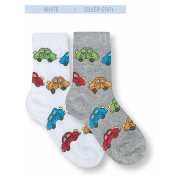 Jefferies Car Mad Boys Socks - 1 Pair