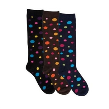 TicTacToe Multi Dot Girls Knee High - 1 Pair