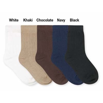 Jefferies Dress Rib Organic Crew Boys Socks - 1 Pair