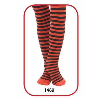 Jefferies Witch Stripe Girls Tights - 1 Tights