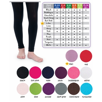 Jefferies Microfiber Footless Girls Tights - 1 Tights