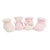 Sweet Feet 200 Wooly Pom Pink Girls Socks - 4 Booties