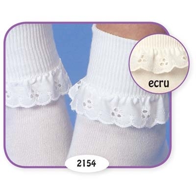 Jefferies Socks Lace Trim Footless Tights 1 Pair