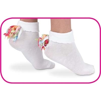 Jefferies Curly Q Girls Socks - 1 Pair