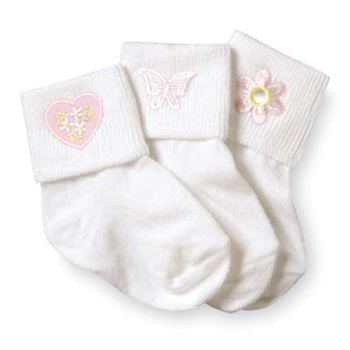 Jefferies Baby Girls Socks Collection - 3 Pair