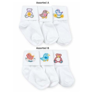Jefferies Lullaby Baby Boys and Girls Socks - 3 Pair