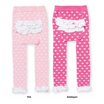 Jefferies Ruffle Dot Rhumba Girls Capri - 1 Pair