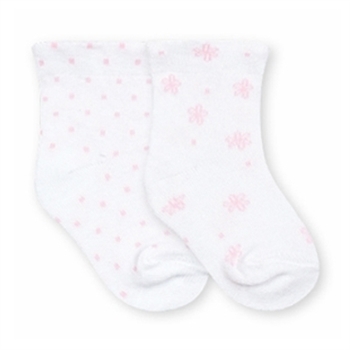 Jefferies Daisy and Microdot Girls Socks - 2 Pair