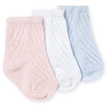 Jefferies Organic Cotton Pointelle Boys and Girls Booties for Boys and Girls - 1 Pair