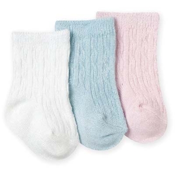 Jefferies Bamboo Cable Crew Boys and Girls Socks - 1 Pair