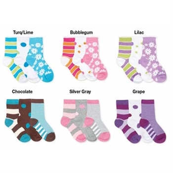 Jefferies Pick A Mix Sock Girls Socks - 3 Pair