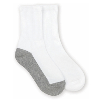 Jefferies Sport Crew Half Cushion Seamless Boys and Girls Socks - 3 Pair