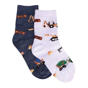 TicTacToe Movin Earth Boys Socks - 2 Pair