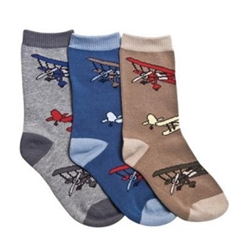 TicTacToe Catchin' Air Boys Socks - 3 Pair