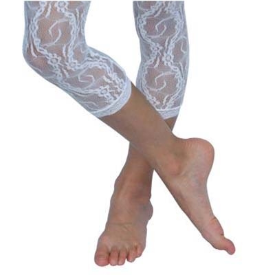White Lace Leggings