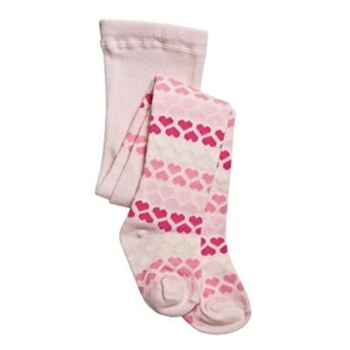 TicTacToe Heart Stripe Baby Girls Tights -1 Tights