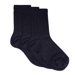 TicTacToe Uniform Dress Crew Boys Socks - 3 Pairs