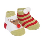 Sweet Feet Dashing Thru Snow Baby Shoe Socks