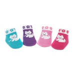 Sweet Feet 739 Fluffy Westie Multi Baby Shoe Socks