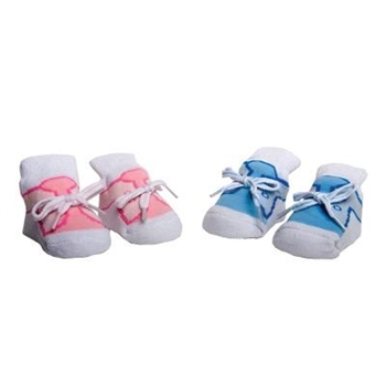 TicTacToe First Sneaks Baby Shoe Socks - 1 Pair